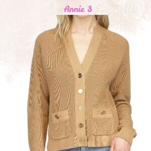 Michael Kors MICHAEL Women's Shaker-Stitch Cardigan Sweater- New